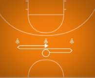 Basketball Pro Agility Drill